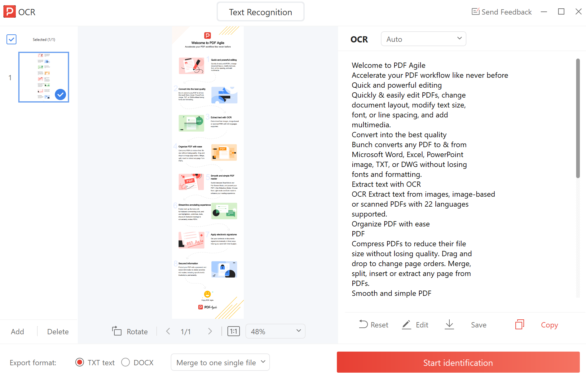 How to use OCR to extract and edit text from scanned PDF documents